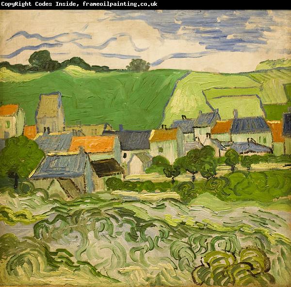 Vincent Van Gogh Gezicht op Auvers,